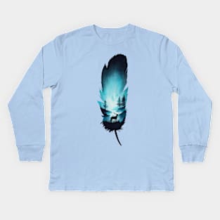 The Reflection of Wildlife Kids Long Sleeve T-Shirt